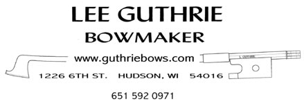 Lee Guthrie bowmaker